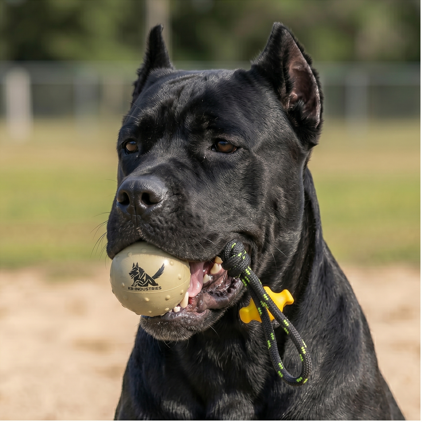 כדור גומי אימון לקאנה קורסו - יצרן FOR DOG TRAINERS ישראל