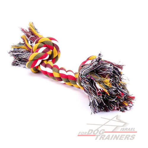 עצם בד בעלת שני קשרים. מסייעת בשמירה על שיניים נקיות ללא אבנית - FOR DOG TRAINERS- ISRAEL