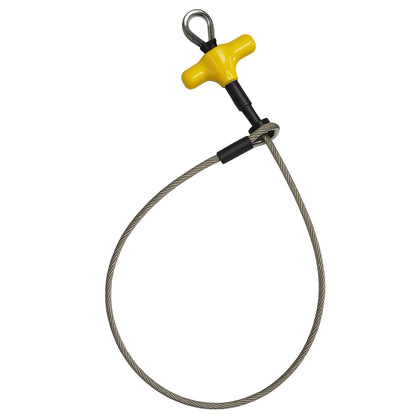 קולר חנק מקצועי לכלבים – 4 מ"מ עם ידית וסטופר