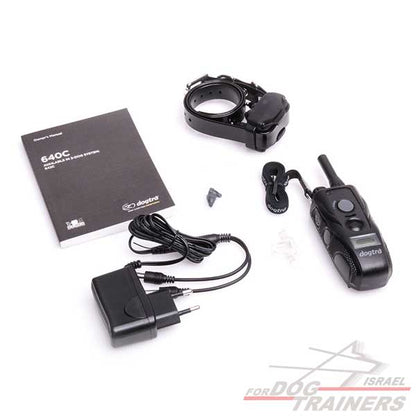 דוגטרה קולר אלקטרוני- קולר אילוף חשמלי Dogtra 640C (280) - FOR DOG TRAINERS- ISRAEL