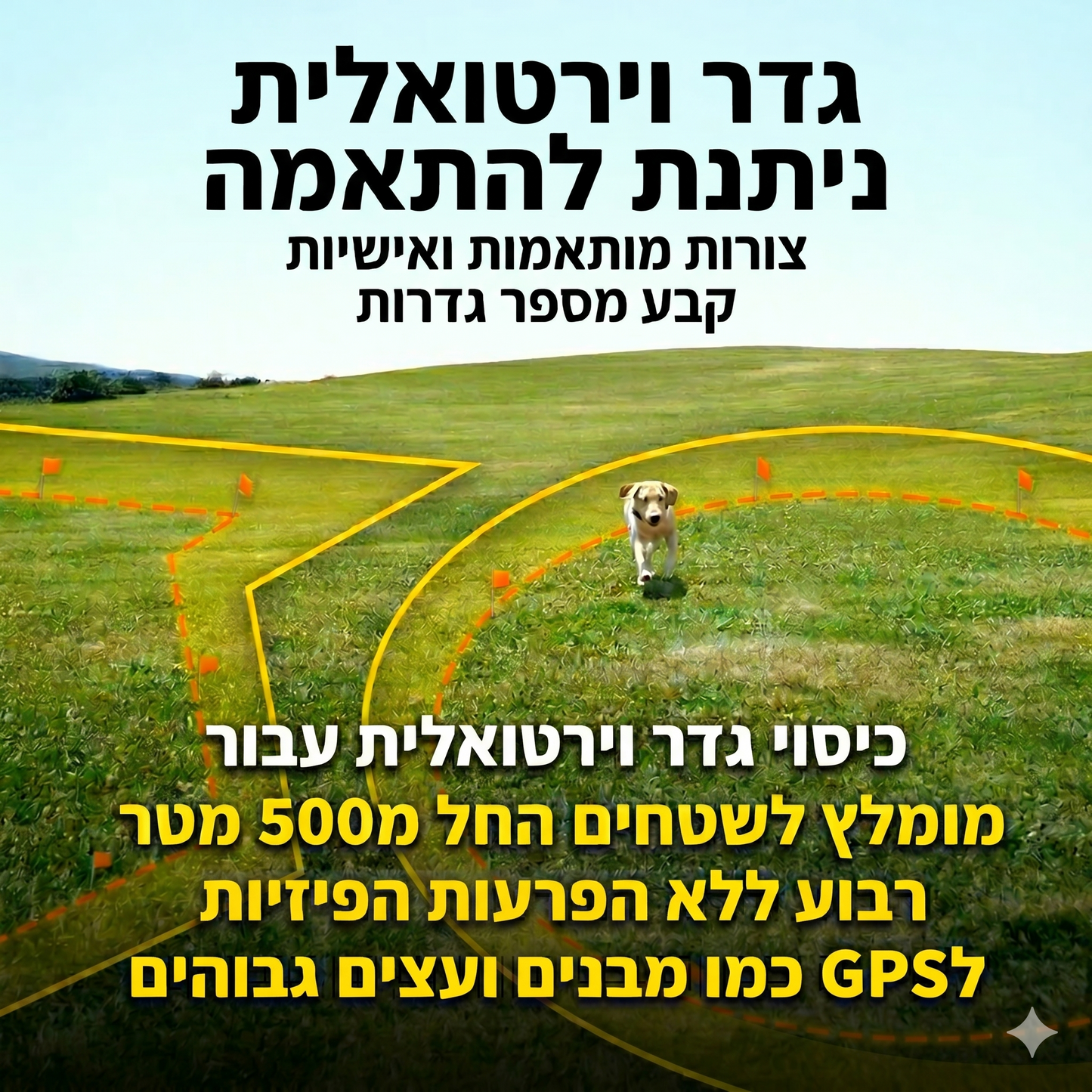 Dogtra GPS Fence - מערכת Come Home Sequence להשבת הכלב לשטח הבטוח - דוגטרה