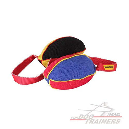 צעצוע נשיכה עם ידית לכלב לאימון ומשחק - FOR DOG TRAINERS- ISRAEL