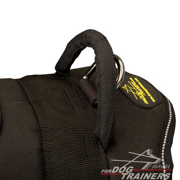 רתמה לכלב עשויה מניילון קלה ומתכווננת לכלב לסחיבה ולגרירה - FOR DOG TRAINERS- ISRAEL