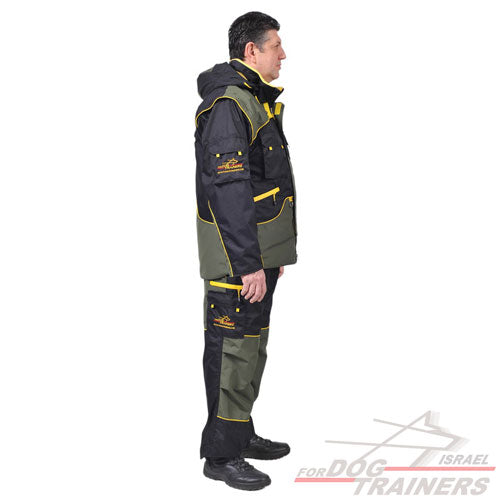 חליפת אילוף מקצועית מוגנת שריטות וקלת משקל - FOR DOG TRAINERS- ISRAEL
