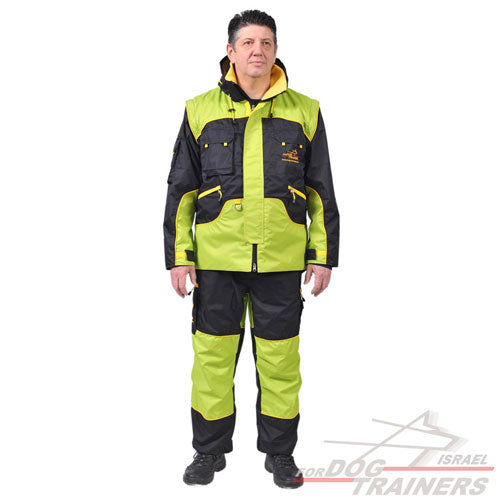 חליפת אילוף מקצועית אשר עמידה לכל מזג האוויר - FOR DOG TRAINERS- ISRAEL