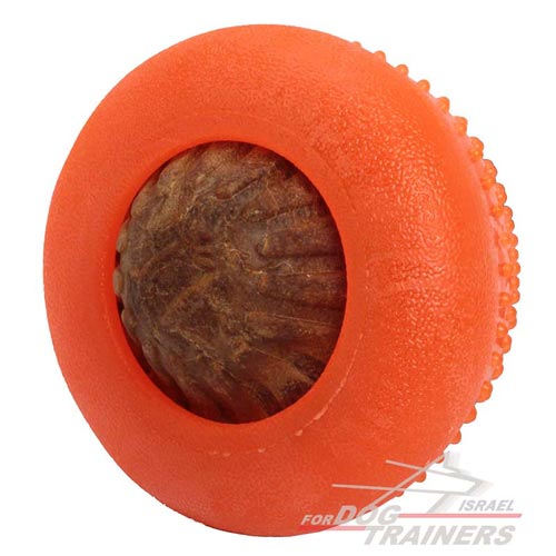 צעצוע בצורת חצי כדור דיספנסר חטיפים לגזעי כלבים גדולים - FOR DOG TRAINERS- ISRAEL