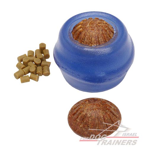 צעצוע דיספנסר פינוקים מגומי מיוחד לגזעי כלבים בינוניים - FOR DOG TRAINERS- ISRAEL