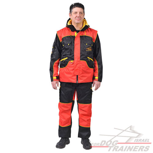 חליפת אילוף מקצועית אשר עמידה לכל מזג האוויר - FOR DOG TRAINERS- ISRAEL