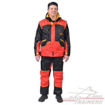 חליפת אילוף מקצועית אשר עמידה לכל מזג האוויר - FOR DOG TRAINERS- ISRAEL