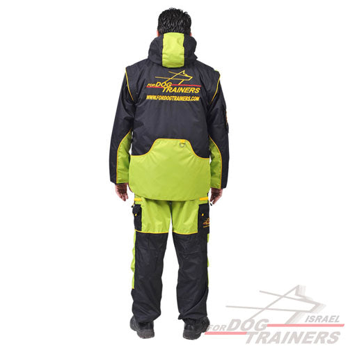 חליפת אילוף מקצועית אשר עמידה לכל מזג האוויר - FOR DOG TRAINERS- ISRAEL