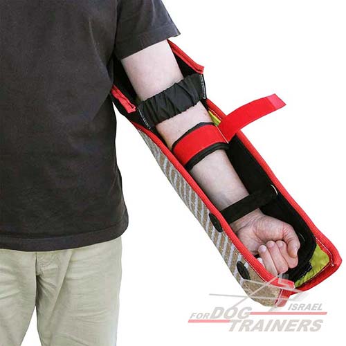 שרוול נשיכה מקצועי עשוי מבד יוטה - FOR DOG TRAINERS- ISRAEL