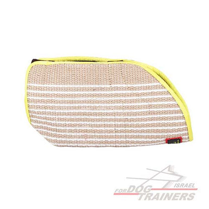שרוול נשיכה מקצועי לגורים וכלבים בוגרים עשוי מבד יוטה - FOR DOG TRAINERS- ISRAEL