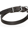 קולר לכלב מעור ברוחב 3 ס"מ - FOR DOG TRAINERS- ISRAEL
