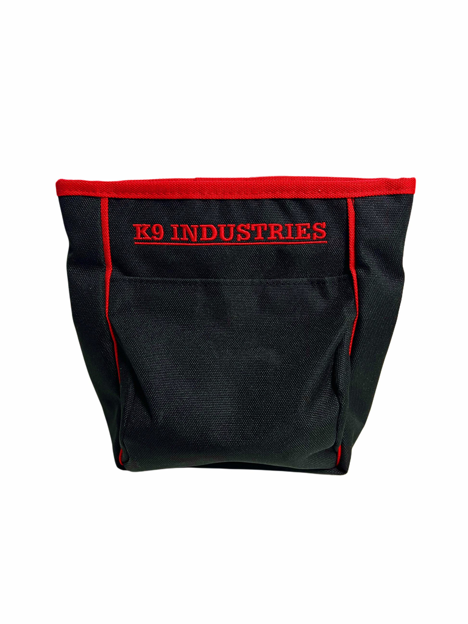 תיק / פאוץ' פינוקים מקצועי עם סגירה מגנטית ומנגנון פתיחה חכם לאילוף כלבים- אדום - FOR DOG TRAINERS- ISRAEL