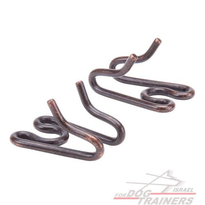 חוליות נוספות עבור קולר דוקרנים HS נחושת עתיקה בקוטר 3.99 מ"מ - FOR DOG TRAINERS- ISRAEL