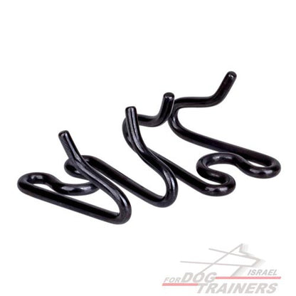 חוליות נוספות עבור קולר דוקרנים HS נירוסטה שחורה בקוטר 3.2 מ"מ - FOR DOG TRAINERS- ISRAEL