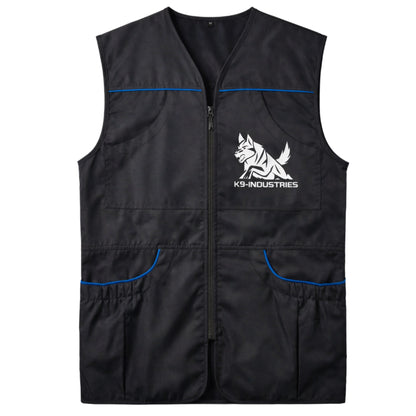 ווסט מקצועי למאלפי כלבים – ווסט אימונים פרקטי, איכותי ועמיד לשימוש יומיומי בצבע שחור