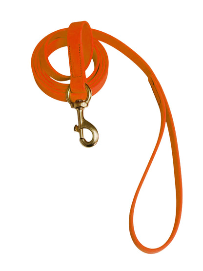 רצועה לכלב עשויה מביאוטן- איכותית ועמידה במיוחד כתום - FOR DOG TRAINERS- ISRAEL