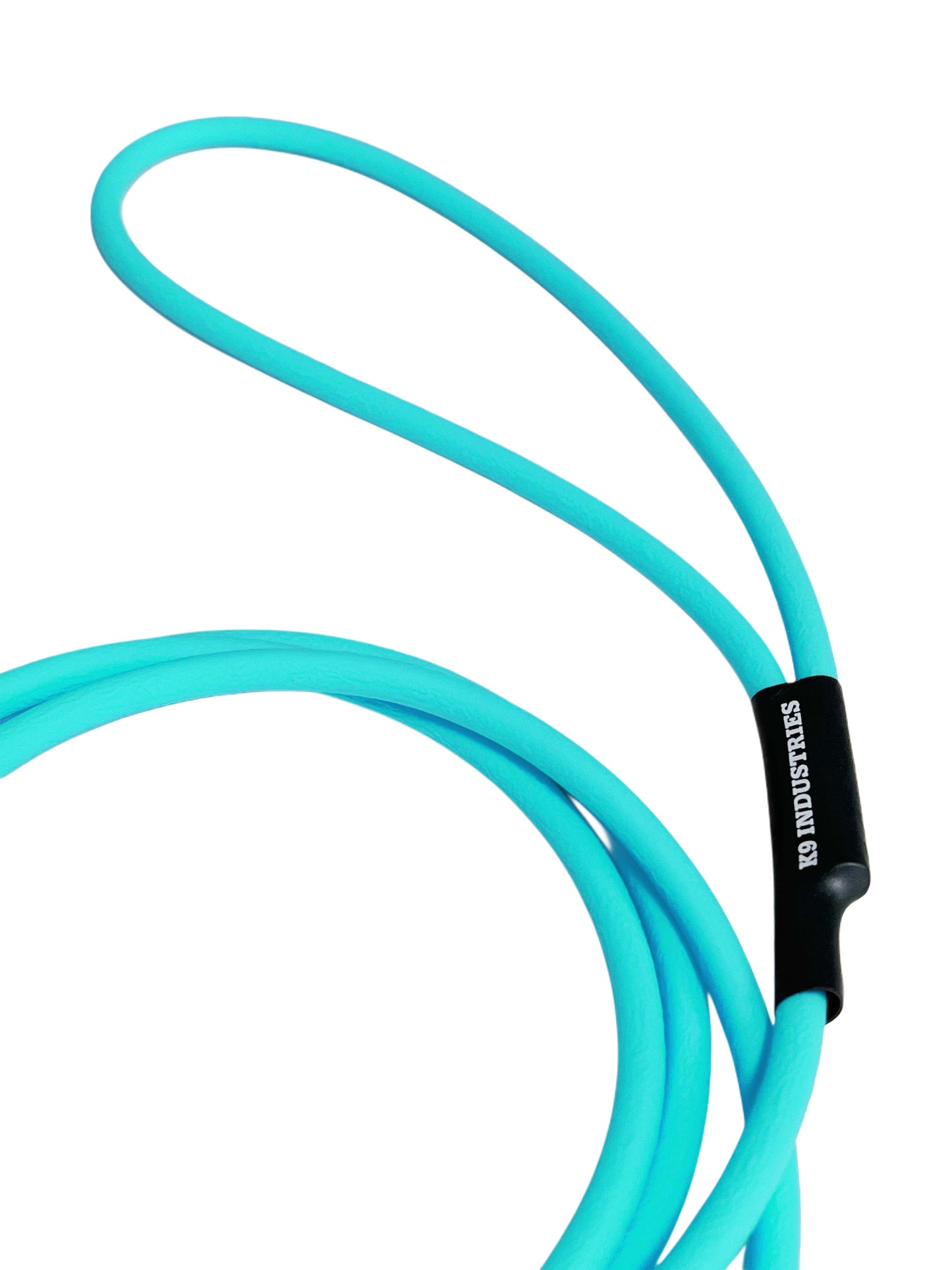 רצועת לאסו/ רצועת סליפ ליש לכלב עשויה מביאוטן עגול- עם קולר חנק מובנה 6 מ"מ טורקיז - FOR DOG TRAINERS- ISRAEL