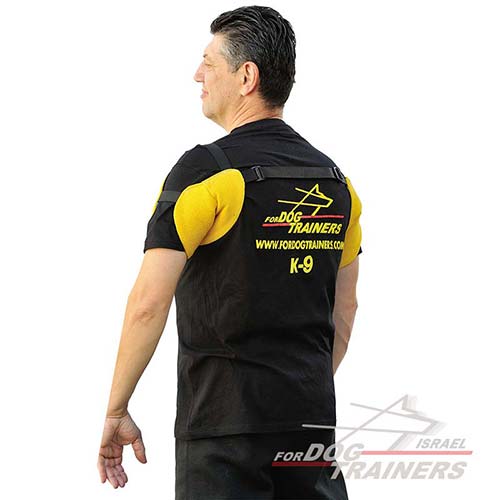 חליפת נשיכה מוסתרת בנויה מחלקים נפרדים לאילוף כלבים מקצועי - FOR DOG TRAINERS- ISRAEL