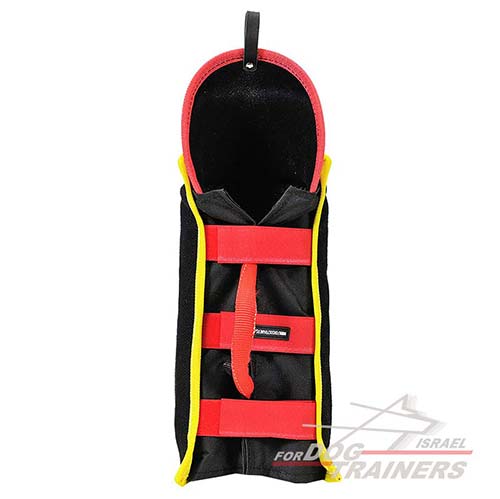 שרוול נשיכה קצר לגורים וכלבים צעירים עשוי מפשתן צרפתי - FOR DOG TRAINERS- ISRAEL