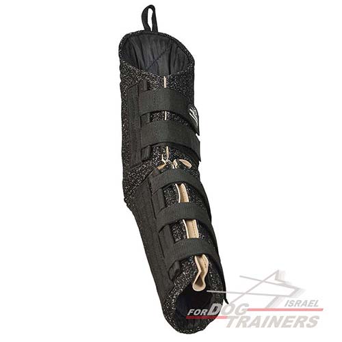 שרוול נשיכה נסתר לכלב בוגר עשוי מפשתן צרפתי - FOR DOG TRAINERS- ISRAEL