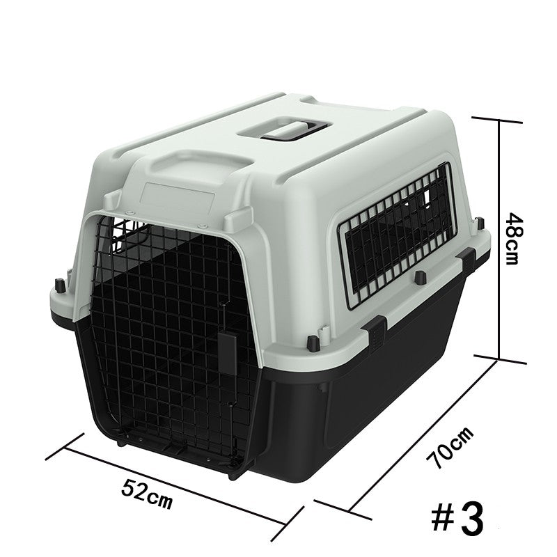 כלוב טיסה מחוזק מידה 4 - 70 ס"מ אורך דגם אלפא  K9 INDUSTRIES