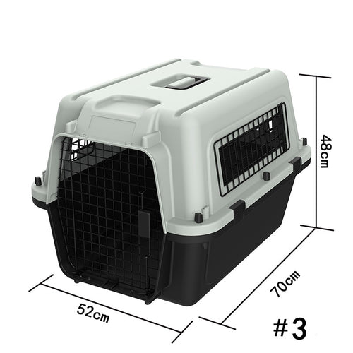 כלוב טיסה מחוזק מידה 4 - 70 ס"מ אורך דגם אלפא  K9 INDUSTRIES