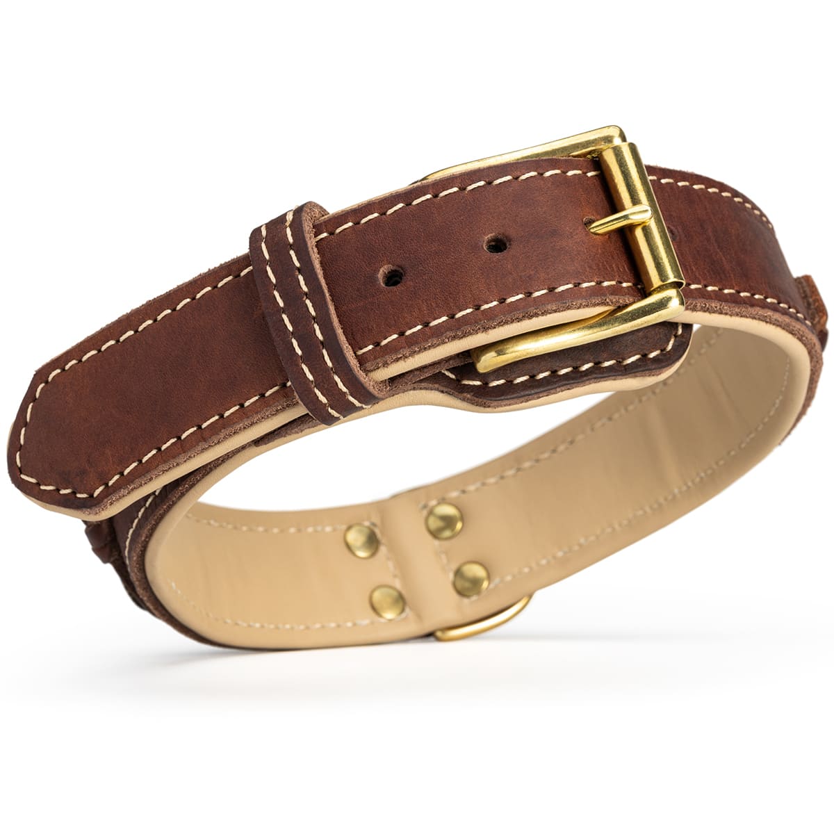 קולר לכלב מעור בסגנון מלכותי אקסקלוסיבי - FOR DOG TRAINERS- ISRAEL