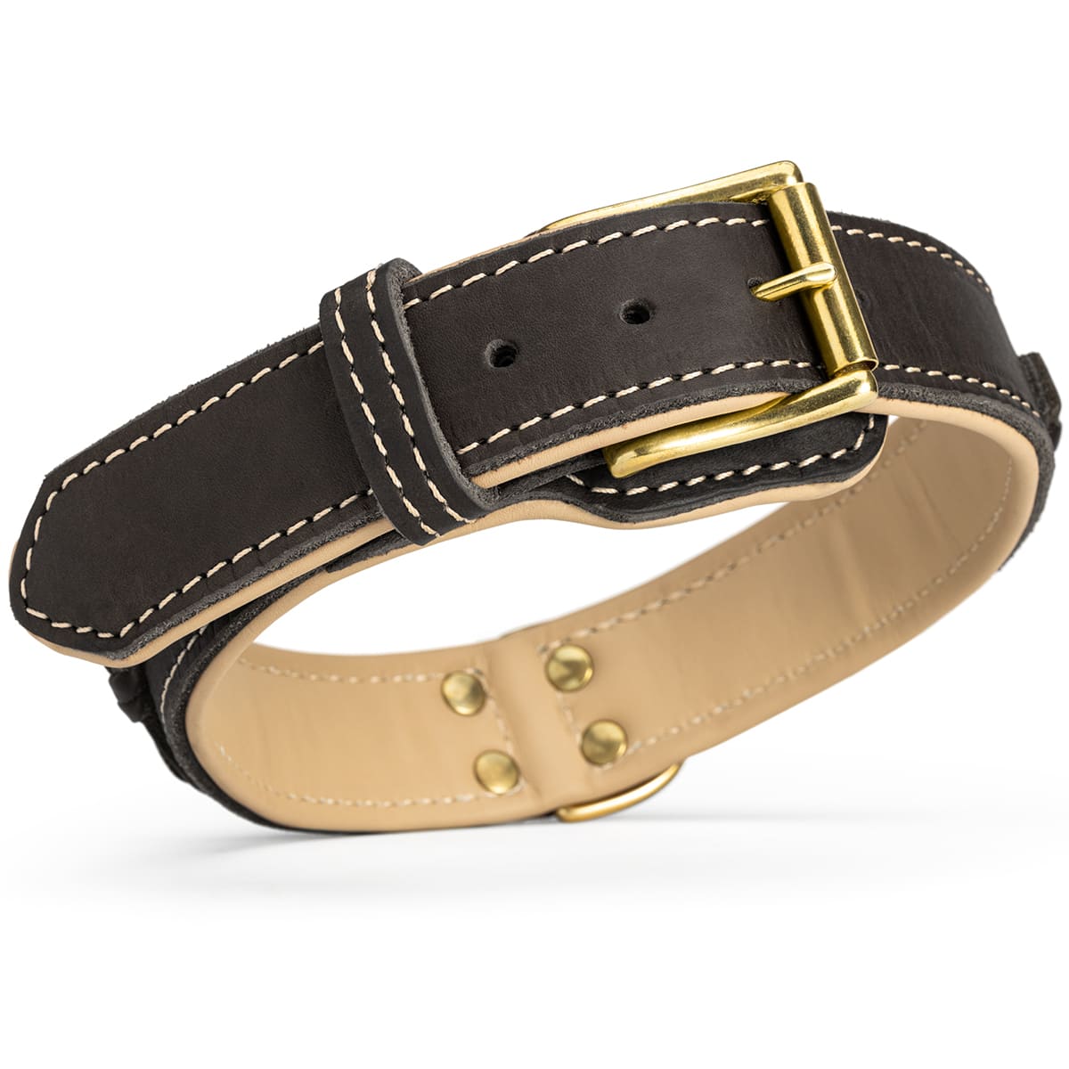 קולר לכלב מעור בסגנון מלכותי אקסקלוסיבי - FOR DOG TRAINERS- ISRAEL
