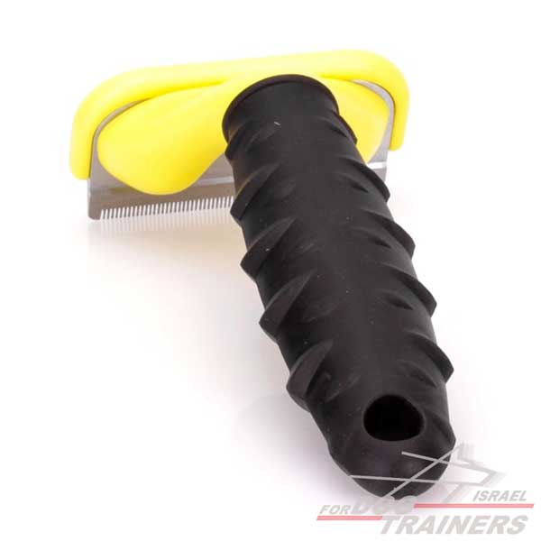 מסרק לכלבים -מברשת הפלא האיטלקית- גודל בינוני - FOR DOG TRAINERS- ISRAEL