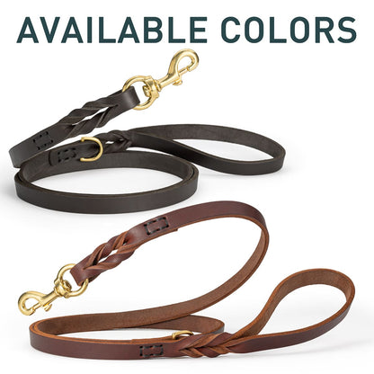 רצועת עור לכלב מקצועית, משודרגת והאולטימטיבית - FOR DOG TRAINERS- ISRAEL