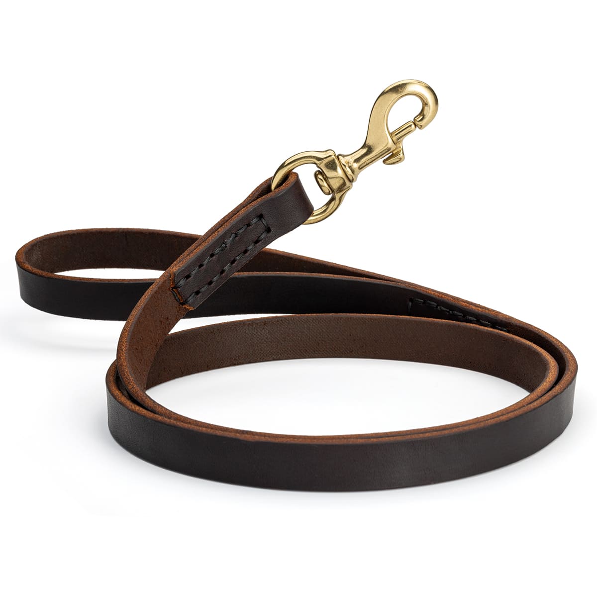 רצועת עור לכלב בתפירה רכה - FOR DOG TRAINERS- ISRAEL