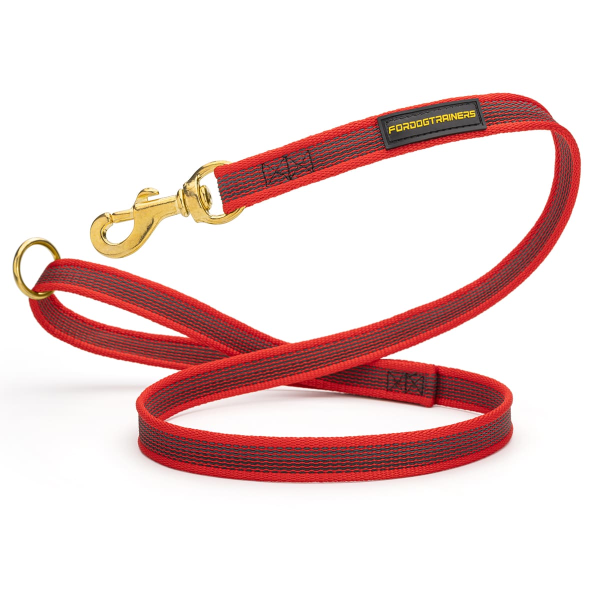 רצועות ניילון עמידה וחזקה במיוחד בצבע אדום עוצמתי - FOR DOG TRAINERS- ISRAEL