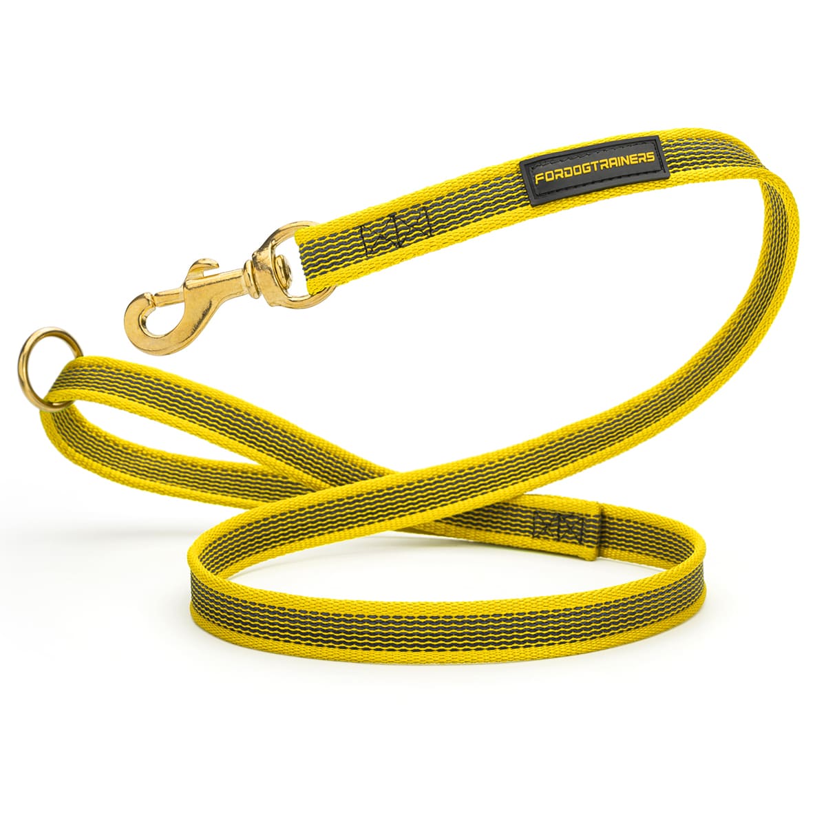 רצועות ניילון עמידה וחזקה במיוחד בצבע צהוב - FOR DOG TRAINERS- ISRAEL