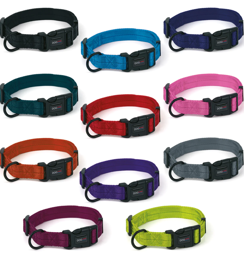 קולר בד ניילון איכותי במגוון צבעים - FOR DOG TRAINERS- ISRAEL