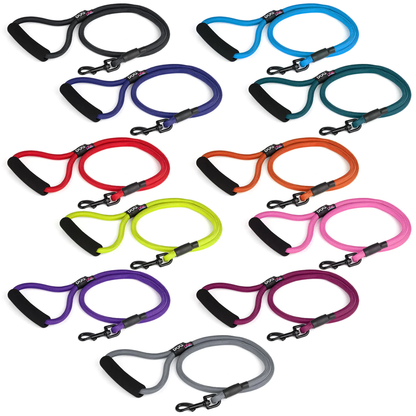 רצועת בד ניילון עגולה עם ידית מבד ניאופרין - FOR DOG TRAINERS- ISRAEL