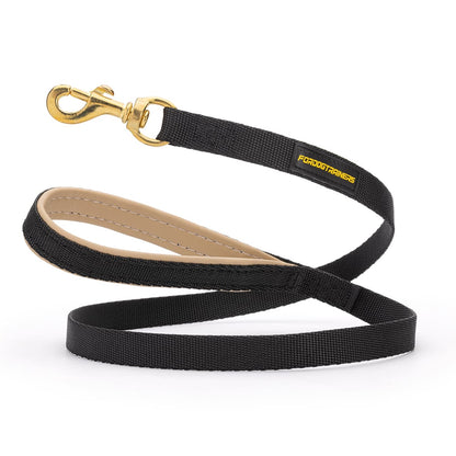 רצועה לכלב מניילון עם חומר תומך מעור על הידית למניעת שפשופים - FOR DOG TRAINERS- ISRAEL