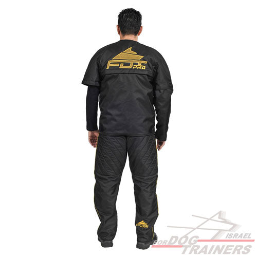 חליפת שריטות מקצועית לאילוף כלבים - FOR DOG TRAINERS- ISRAEL