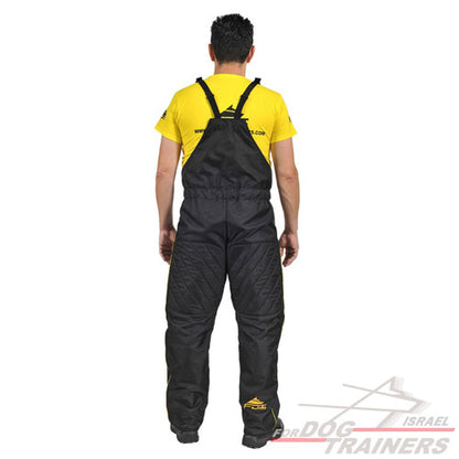 מכנס מגן משריטות לאימונים ותחרויות - FOR DOG TRAINERS- ISRAEL