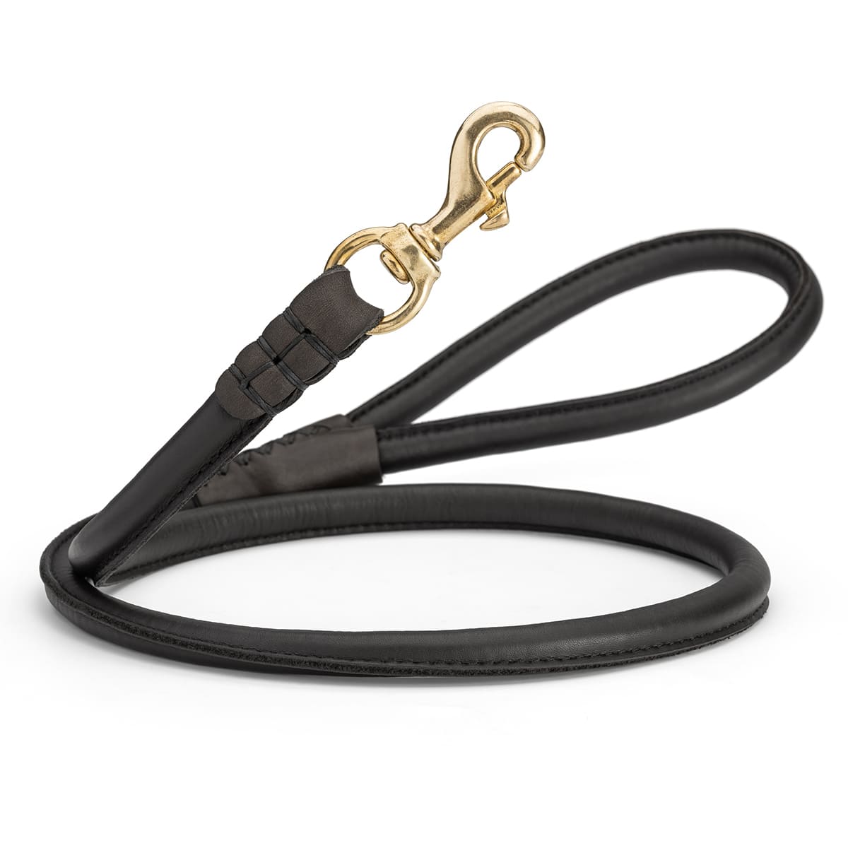 רצועת עור חזקה במיוחד עם רצועת ניילון בתוכה 12 ממ - FOR DOG TRAINERS- ISRAEL