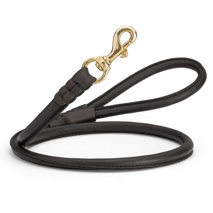 רצועת עור חזקה במיוחד עם רצועת ניילון בתוכה 12 ממ - FOR DOG TRAINERS- ISRAEL