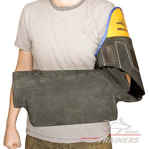 שרוול נשיכה מקצועי לאימונים ותחרויות- אזור נשיכה שטוח - FOR DOG TRAINERS- ISRAEL