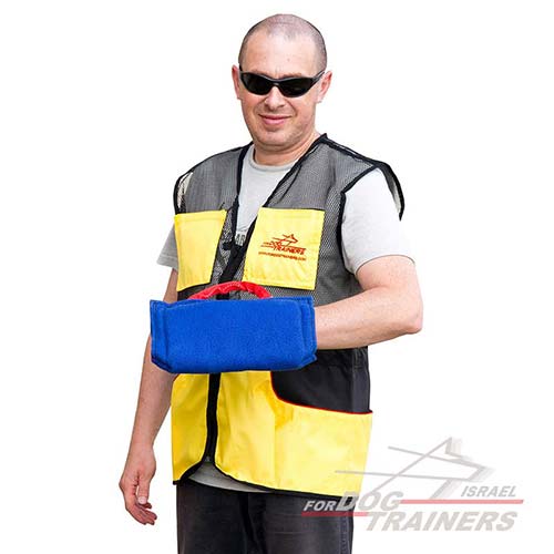 שרוול נשיכה לגורים וכלבים מתבגרים עשוי מפשתן צרפתי - FOR DOG TRAINERS- ISRAEL