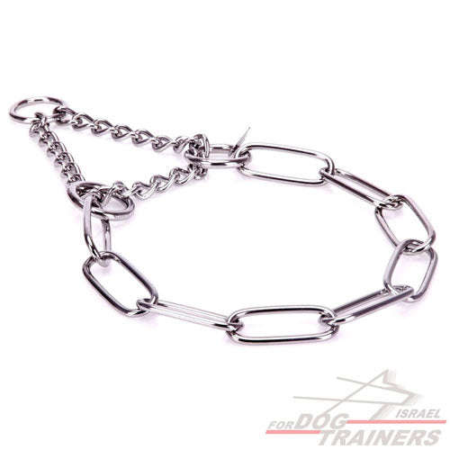 קולר חצי חנק שומר פרווה של המותג הגרמני - FOR DOG TRAINERS- ISRAEL