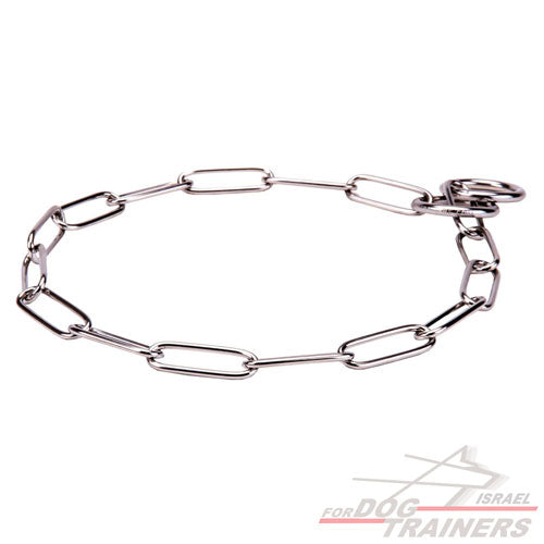 קולר חנק יוקרתי השומר על הפרווה- 3 מ"מ - FOR DOG TRAINERS- ISRAEL