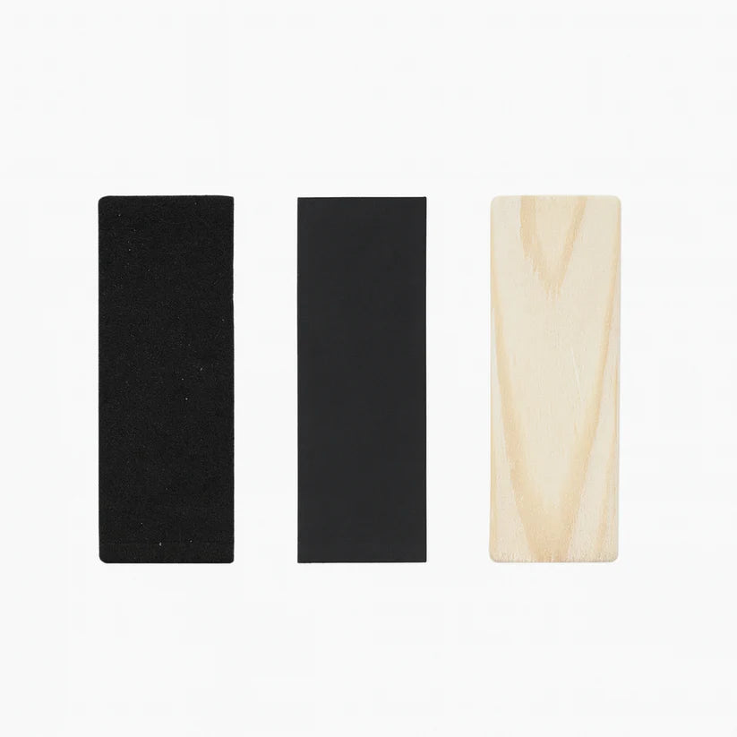 חפצי גישוש שוצהונד סטנדרטיים - 3 כלים: עץ, לבד ועור