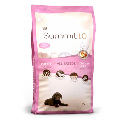 סאמיט 10 גורים עוף ואורז 15 ק"ג - FOR DOG TRAINERS- ISRAEL
