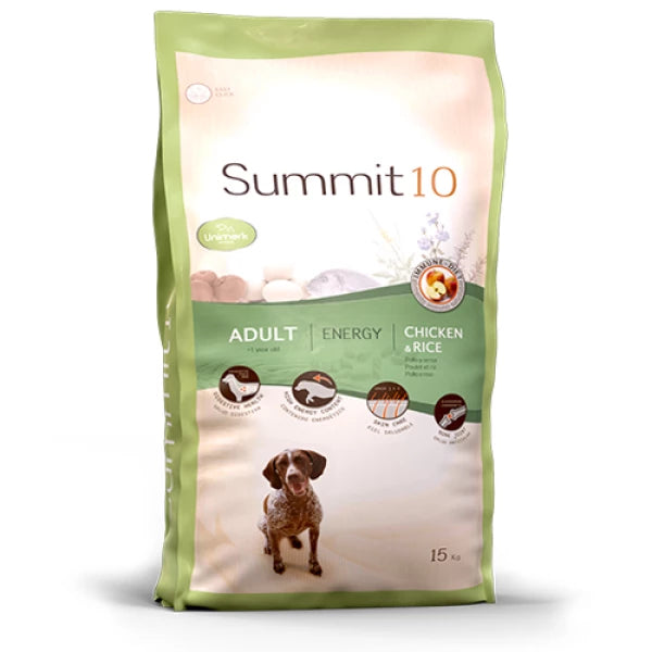 סאמיט 10 אנרג’י עוף מועשר לכלב בוגר ופעיל 15 ק"ג - FOR DOG TRAINERS- ISRAEL