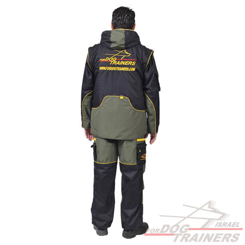 חליפת אילוף מקצועית מוגנת שריטות וקלת משקל - FOR DOG TRAINERS- ISRAEL